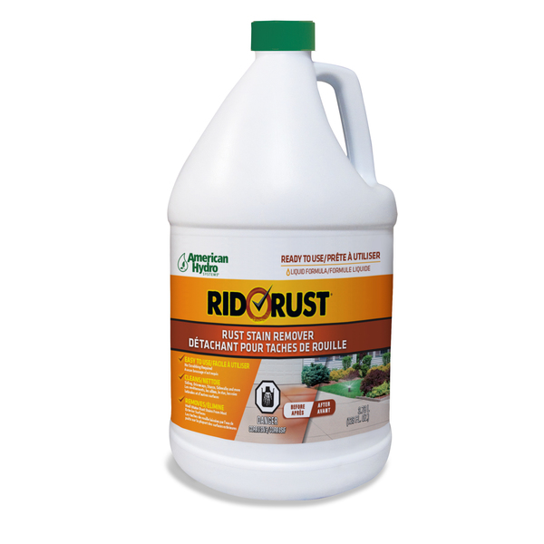 American Hydro Systems Rid O' Rust Liquid Rust Stain Remover, 1 Gallon 2662